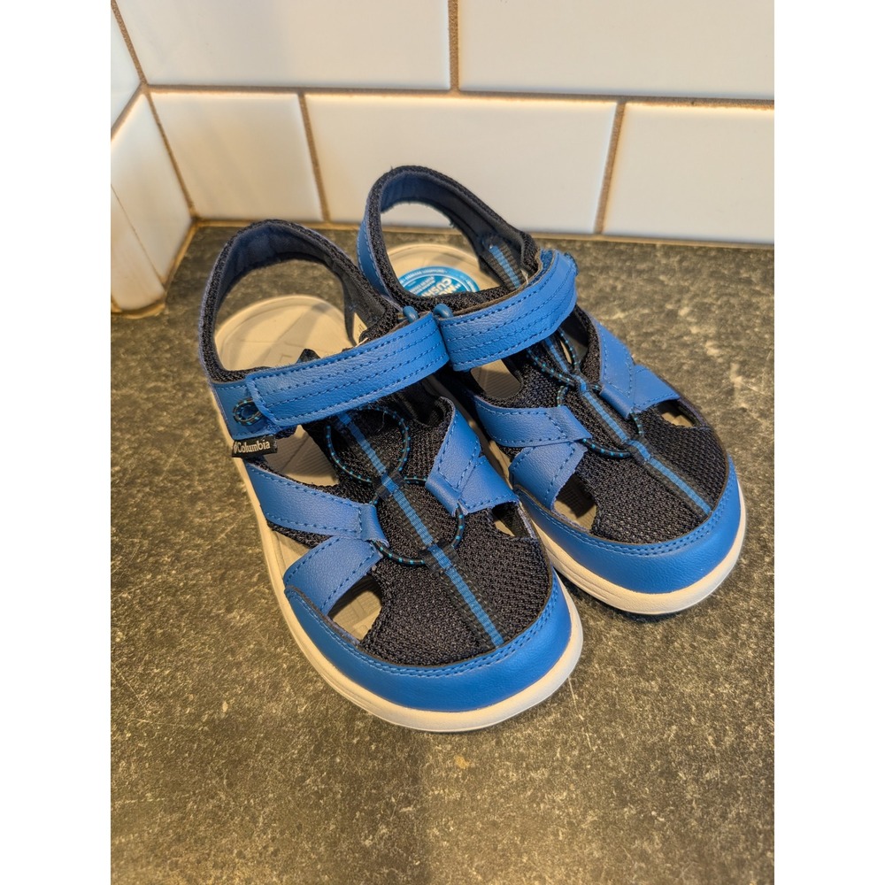 Columbia Kids Techsun Vent Blue Navy Water Sandals Shoes BY2082-432 Size 1 US